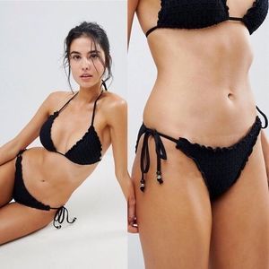 NWOT Seafolly Havana Hipster Tie Side Swim Bottoms